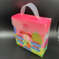 Customized cake flower chocolate packaging plastic transparent clear pvc box