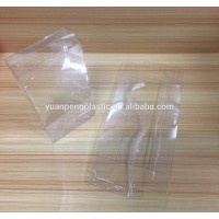 clear custom PET PVC clear Plastic Packaging Box , clear acetate box with customized size design